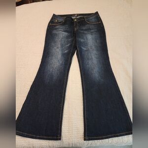 Southpole Dark Wash Women's Blue Bootcut Jeans New Size 18 Western Country